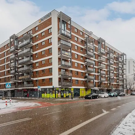 With Parking And Garden Near The Pge Stadium In By Renters Apartment Warsaw